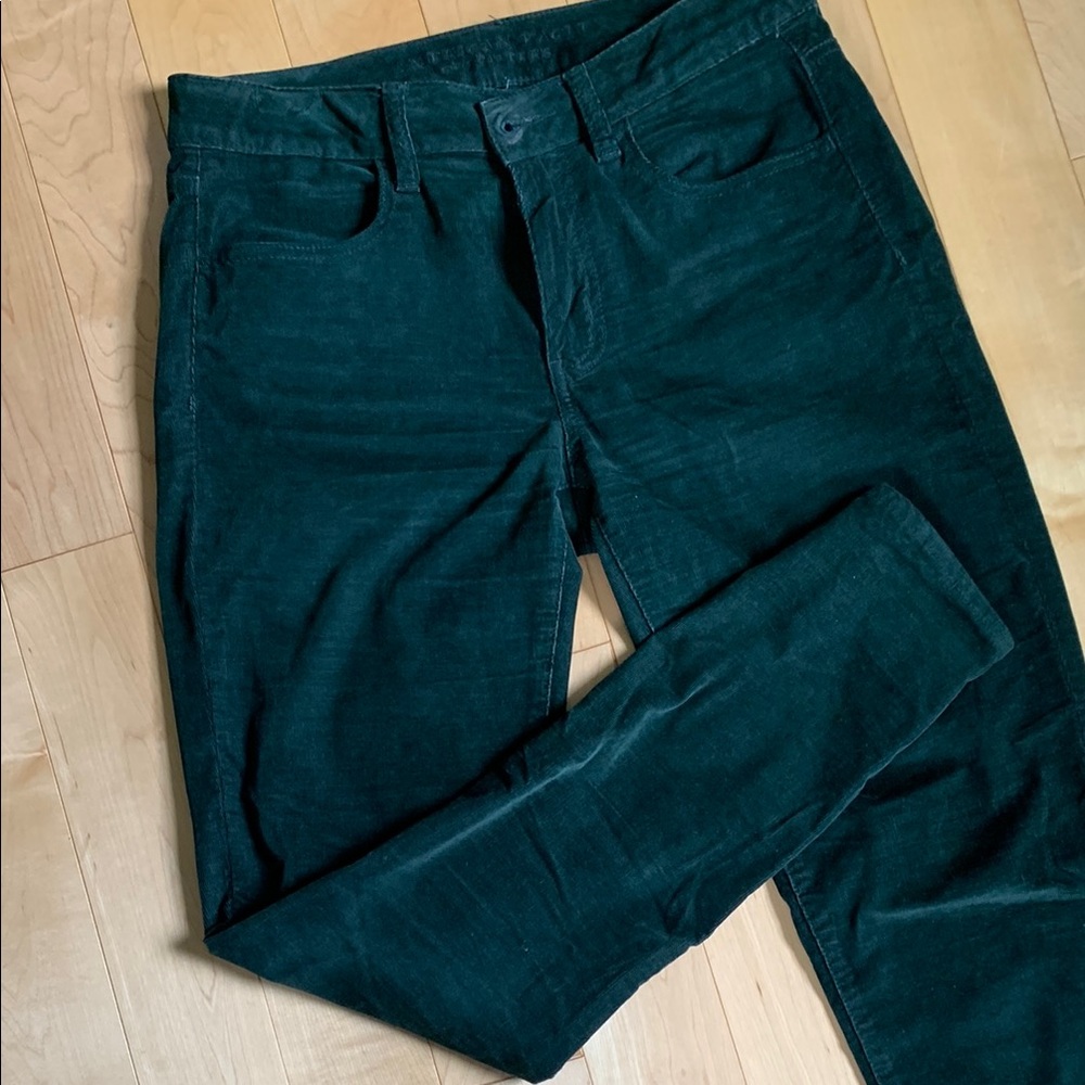 Green Corduroy Pants